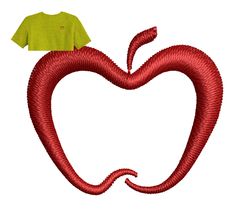 Apple Embroidery logo for T-Shirt,logo Embroidery, Embroidery design, logo Nike Embroidery