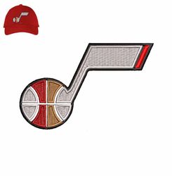 Basketball Music 3d puff Embroidery logo for Cap ,logo Embroidery, Embroidery design, logo Nike Embroidery