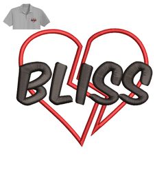 Best Bliss Embroidery logo for Polo Shirt,logo Embroidery, Embroidery design, logo Nike Embroidery