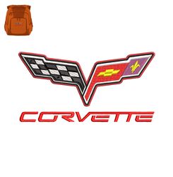 Best Corvette Embroidery logo for Bag,logo Embroidery, Embroidery design, logo Nike Embroidery