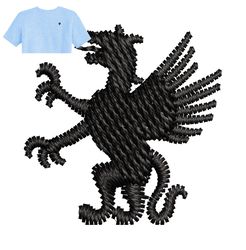 Best Dragon Embroidery logo for T-Shirt ,logo Embroidery, Embroidery design, logo Nike Embroidery