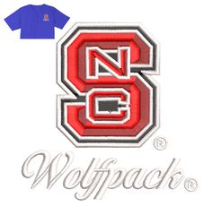 Best Embroidery Wolfpack logo for Jersey ,logo Embroidery, Embroidery design, logo Nike Embroidery