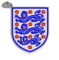 Best England Football logo for Polo Shirt ,logo Embroidery, Embroidery design, logo Nike Embroidery
