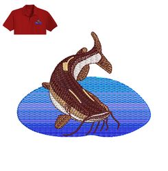 Best Fish Embroidery logo for Polo Shirt,logo Embroidery, Embroidery design, logo Nike Embroidery 1