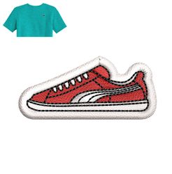 Best Shoes Embroidery logo for T-Shirt ,logo Embroidery, Embroidery design, logo Nike Embroidery