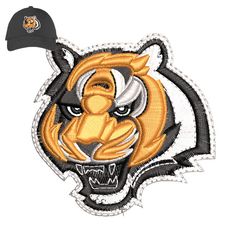 Best Tiger 3D puff Embroidery logo for Cap ,logo Embroidery, Embroidery design, logo Nike Embroidery