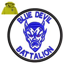 Blue Devil Embroidery logo for Hoodie ,logo Embroidery, Embroidery design, logo Nike Embroidery