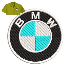 BMW Embroidery logo for Polo Shirt,logo Embroidery, Embroidery design, logo Nike Embroidery