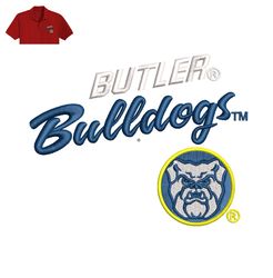 Butter Bulldogs Embroidery logo for Polo Shirt ,logo Embroidery, Embroidery design, logo Nike Embroidery
