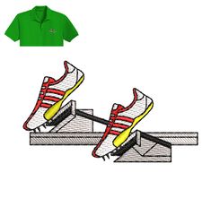 Casual Sneakers Embroidery logo for Polo Shirt,logo Embroidery, Embroidery design, logo Nike Embroidery