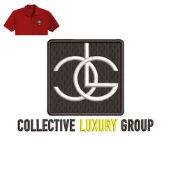 Collective luxury Embroidery logo for Polo Shirt,logo Embroidery, Embroidery design, logo Nike Embroidery
