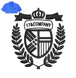 Company sash Embroidery logo for Polo Shirt ,logo Embroidery, Embroidery design, logo Nike Embroidery