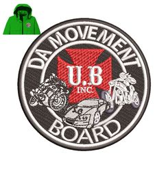 Da Movement Embroidery logo for Jacket,logo Embroidery, Embroidery design, logo Nike Embroidery