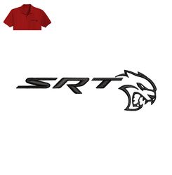 Dodge SRT Embroidery logo for Polo Shirt,logo Embroidery, Embroidery design, logo Nike Embroidery