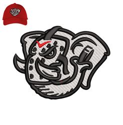 Elephant Embroidery logo for Cap,logo Embroidery, Embroidery design, logo Nike Embroidery