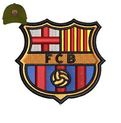 FC Barcelona 3d puff Embroidery logo for cap,logo Embroidery, Embroidery design, logo Nike Embroidery