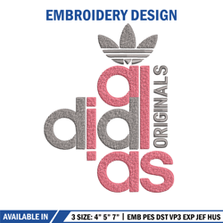 Adidas originals Embroidery Design, Adidas Embroidery, Brand Embroidery, Embroidery File, 50