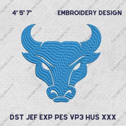 NCAA Buffalo Bulls, NCAA Team Embroidery Design, NCAA College Embroidery Design, Logo Team Embroidery Design, Instant Do