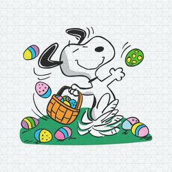 Funny Snoopy Happy Easter Day SVG