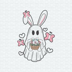 Retro Easter Ghost Rabbit SVG