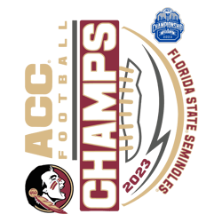 Florida State Seminoles Acc Champs 2023 Football SVG