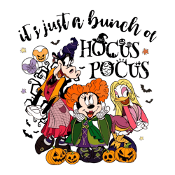 It's Just A Bunch Of Witch Mouse And Friends Halloween SVG