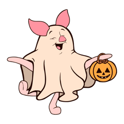 Vintage Ghost Halloween Poo H SVG Pumpkin Digital Download