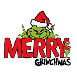 Funny Merry Grinchmas Santa Claus SVG Download File