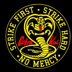 Cobra Kai Logo Quotes SVG PNG Movies SVG Cobra Kai Logo SVG