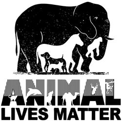 Animal Lives Matter SVG Silhouette Animal SVG Wild Animal SVG