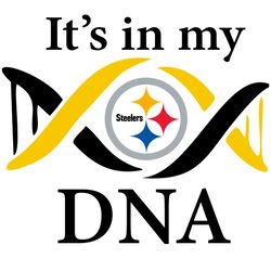 Steelers It's In My Dna SVG Steelers Fooball Team SVG
