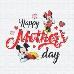 Disney Happy Mothers Day Mickey Minnie PNG