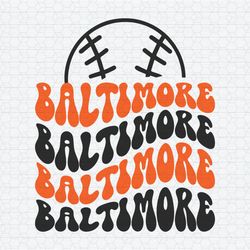 Vintage Baltimore Orioles Baseball Team SVG