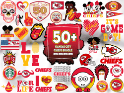 50 Files Kansas City Chiefs Bundle SVG, Kansas City Chiefs SVG, Nfl Team Logo
