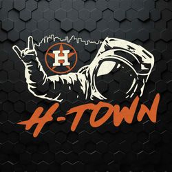 Baseball Houston Astros H Town SVG Graphic Design File