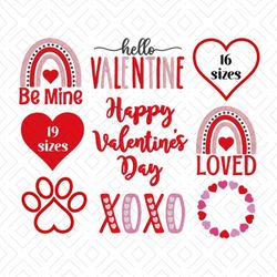 Valentine Embroidery Designs, MACHINE EMBROIDERY, Heart Embroidery, Heart Applique, XOXO, 9 Designs, Digital Download, 4