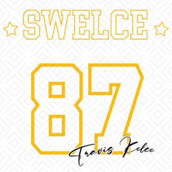 Swelce 87 Travis Kelce Kansas City Chiefs SVG,NFL, NFL svg, NFL Football,Super bowl svg, Superbowl