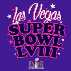 Las Vegas Super Bowl LVIII Logo SVG,NFL, NFL svg, NFL Football,Super bowl svg, Superbowl