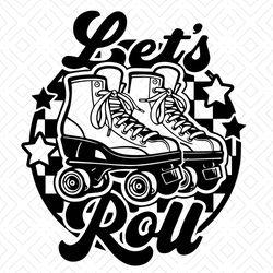 Retro Roller Skates svg png, Roller skating svg png, Retro roller skate SVG files for Cricut, CNC and Silhouette. Roller