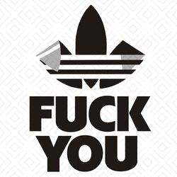 Adidos Fuck You Svg, Fuckk Off Svg, Fuckk You Svg