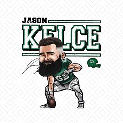 Jason Kelce 62 Eagles PNG Football Player File Digital