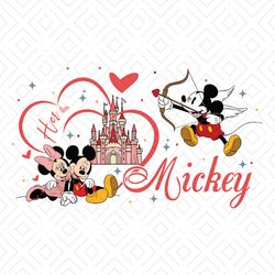 Disney Kingdom Mickey Mouse Cupid SVG