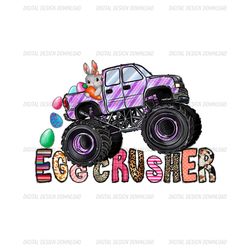 Eggs Crusher Easter Day Bunny Monster Truck PNG