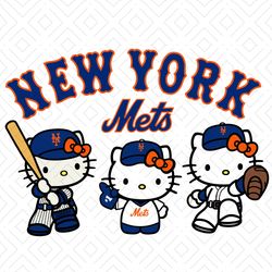 Hello Kitty New York Mets Baseball