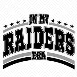 In My Raiders Era SVG, Taylor Swift Las Vegas Raiders SVG, Football Era SVG
