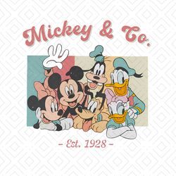 Vintage Mickey & Company PNG, Family Vacation png, Family Trip Png, Vacay Mode Png, Magic Kingdom Png, Mickey Png, Mouse
