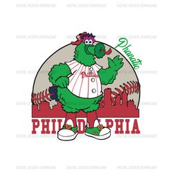 Philadelphia Phillies Phanatic Svg, Phillies Baseball Svg, Phillie Phanatic Svg