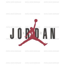 Air Jodan Logo Embroidery, Michael Jordan Embroidery, Basketball Embroidery, Embroidery Png