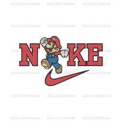 Nike Mario Embroidery Designs, Nike Disney Embroidery Design File ,Nike Embroidery Design Png