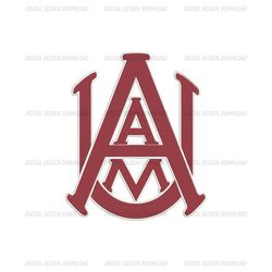 Alabama A&M Bulldogs Embroidery Designs, NCAA Logo Embroidery Files, NCAA Alabama Bulldogs Png
